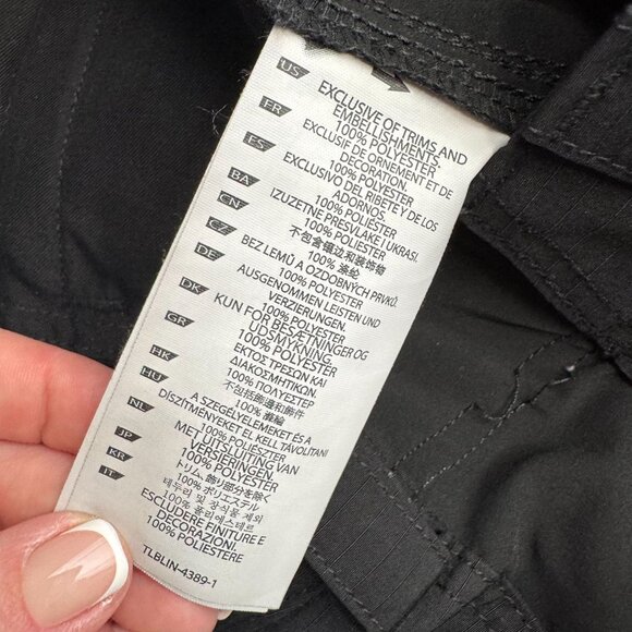 5.11 Womens Ripstop Pants 2 Black Durable Elastic Casual Work Straight Leg Zip - Picture 4 of 7